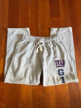 NFL Gray New York Giants Sweatpants Joggers